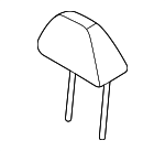 88700L5000VSN - Body: Headrest for Hyundai Image
