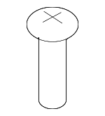 93903254G0 - : Spoiler Screw for Acura Image