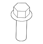 90110SE7000 - Body: Reinforced Beam Bolt for Acura: CL, ILX, MDX, RL, RLX, TL, TLX, TSX, ZDX Image