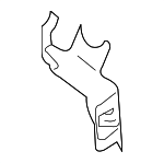 8E0831133B - Body: Lower Plate for Audi: A3, A3 Quattro, A6, A6 Quattro, S6, TT, TT Quattro, TT RS Quattro, TTS Quattro Image