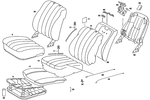 1269142215 - Front Seats: Insert for Mercedes-Benz Image