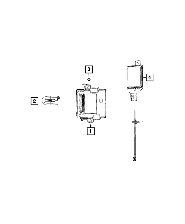 6106169AA - Electrical: Nut for Fiat: 500, 500L | Jeep: Compass | Ram: ProMaster 1500, ProMaster 2500, ProMaster 3500, ProMaster City Image