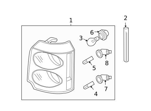 Park & Signal Lamps for 2003 Land Rover Range Rover #0