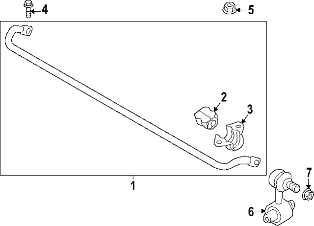55510KL100 - : Stabilizer Bar for Hyundai Image