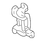 6951065D00 - Body: Upper Hinge for Suzuki Image