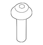 7147136007 - Body: Storage Compartment Screw for BMW: 128i, 135i, 135is Image