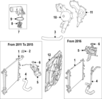 4893926AC - Cooling System: Thermostat Housing for Mopar Image