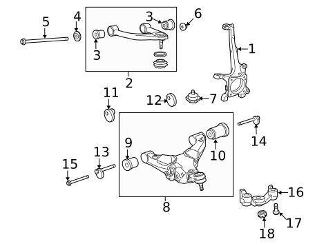 Suspension Components for 2021 Toyota Tundra #2