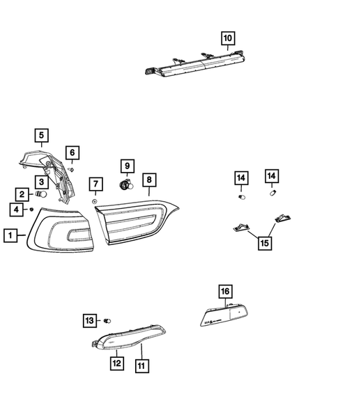 Lamps-Interior and Exterior for 2019 Jeep Cherokee #0
