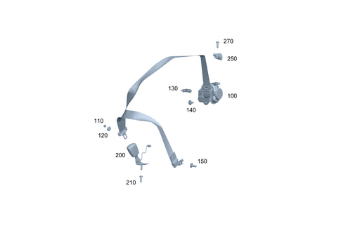 Seat Belt for 2022 Mercedes-Benz SL63 AMG #0