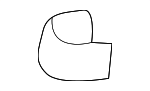 8534338000BT - Body: Assist Strap Cover for Kia Image