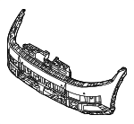 86510PI500 - : Bumper Cover for Hyundai Image