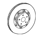 4351211031 - Brakes: Rotor for Lexus: LC500, LC500h, LS500, LS500h Image