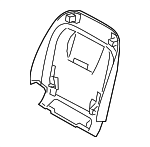 52107410106 - Body: Seat Back Panel for BMW: 530e, 530e xDrive, 530i, 530i xDrive, 540d xDrive, 540i, 540i xDrive, 740e xDrive, 740i, 740i xDrive, 750i, 750i xDrive, M550i xDrive, M760i xDrive Image