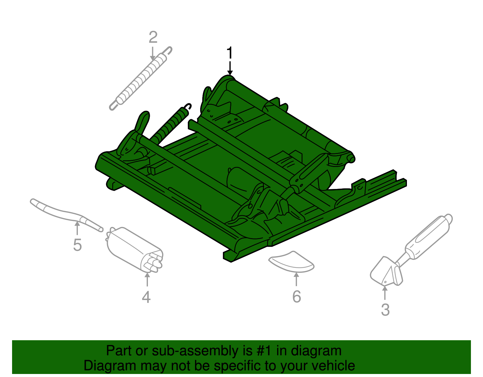 Seat Track - BMW (52-10-2-447-622)