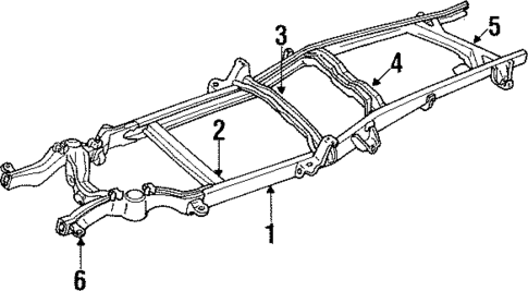 Frame & Components for 1994 Chevrolet K1500 Pickup #0