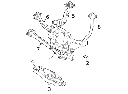 Rear Suspension for 2005 Chrysler 300 #1