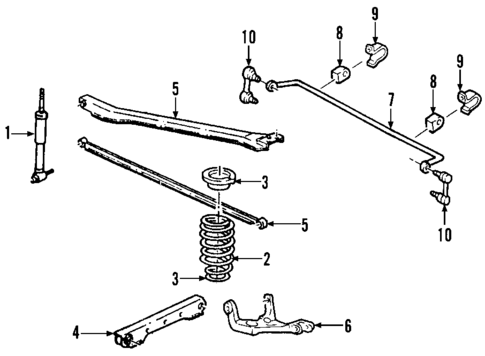 Rear Suspension for 2006 Ford Mustang #0