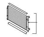 1K0121251DF - : Radiator for Volkswagen: Golf Image