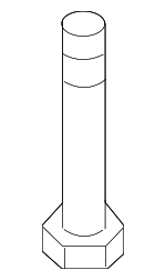 22326760945 - Engine: Trans Crossmember Bolt for BMW Image