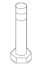 22316779982 - Engine: Trans Crossmember Bolt for BMW Image