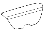 6471902100C0 - Body: Trunk Lid Trim for Toyota: Corolla Image
