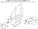 NK4Z6142528B - Body: Nameplate for Ford: E-Transit Image