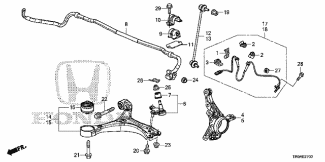 Knuckle for 2013 Honda Civic #0