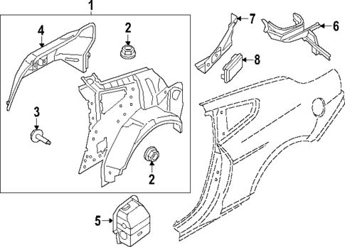 Inner Structure for 2025 Ford Mustang #0
