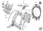 52107268885 - Seats: Backrest Frame, Left for Mini Image
