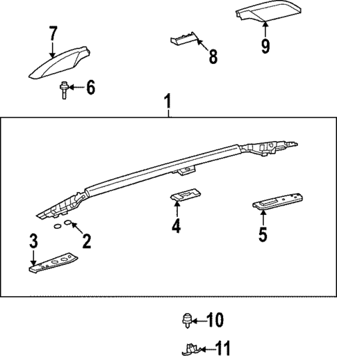 Luggage Carrier for 2022 Lexus GX460 #0
