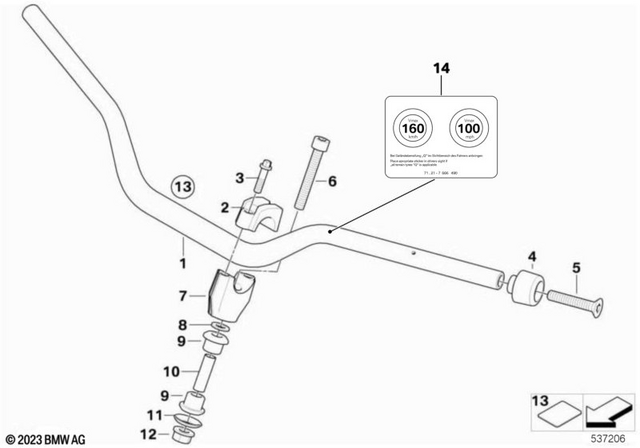 7129908433 - : Fillister-Head Screw - M8X45-8.8-Znniv for BMW-Motorrad Image