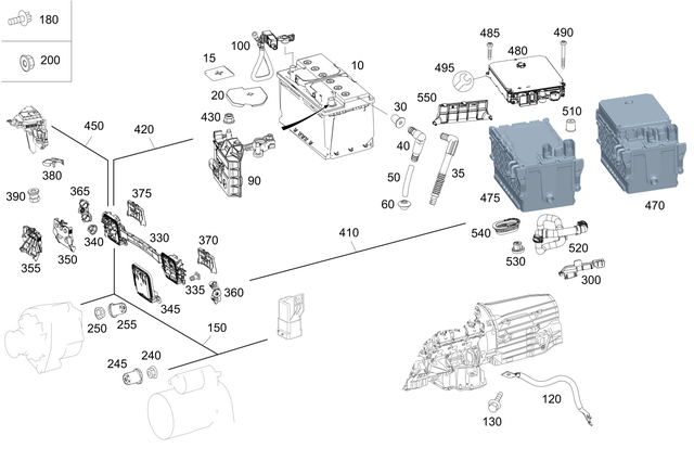 2059970000 - Electrical Equipment and Instruments: Vent Hose for Mercedes-Benz: C350e, C400, C43 AMG, C450 AMG, C63 AMG, C63 AMG S, E400, E450, E53 AMG Image image