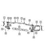 68222830AA - Cooling: Radiator Closure Panel Crossmember, Upper for Mopar Image