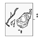 8150764010 - Body: Reservoir Assembly for Isuzu Image