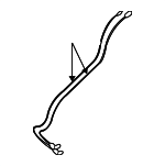 8151607360 - Body: Washer Hose for Isuzu Image