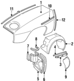 92850422110 - : Dust Seal for Porsche: 928 Image