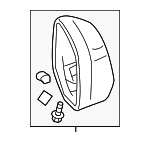 76205TK8A02 - Body: Housing Cover for Honda: Odyssey Image