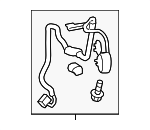 76256TK8A02 - Body: Harness for Honda: Odyssey Image