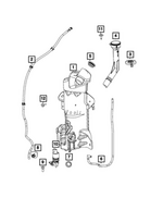 68764158AA - : Windshield Washer Hose for Mopar Image