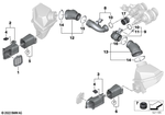 13719847248 - Fuel Preparation System: Intake Grill for BMW Image