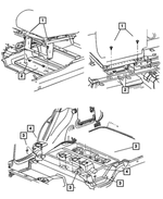 6505996AA - Interior Trim: Screw And Washer for Mopar Image image