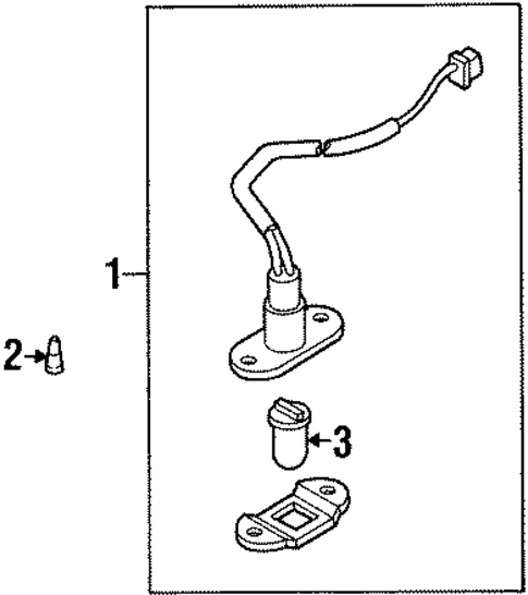 License Lamps for 1998 Kia Sephia #0