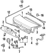 68500SV4A80ZZ - : Trunk Lid for Honda: Accord Image