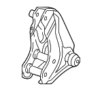 50827S7C000 - Engine: Rear Mount Bracket for Acura: RSX Image