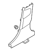 858353X050RY - Body: Lower Center Pillar Trim for Hyundai: Elantra Image