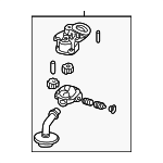 1F8114100 - Engine: Oil Pump for Mazda: B3000 Image