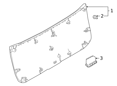 Interior Trim for 2017 Nissan Versa Note #0