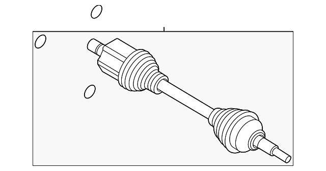 2020-2022 Lincoln Aviator Axle Assembly l1mz3a427g | TascaParts.com