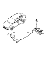 68606914AA - Fuel and Accelerator Pedal: Fuel Supply And Vapor Line Bundle for Mopar Image